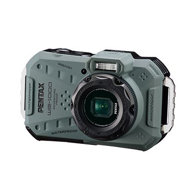 Pentax WG-1000 Waterproof Compact Camera - Olive