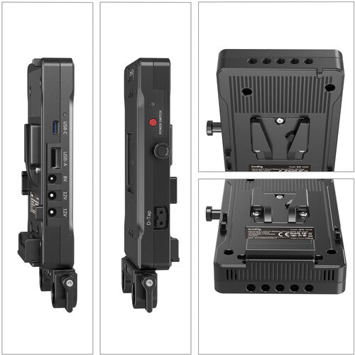 SmallRig Advanced V-Mount Battery Mount Plate with Dual 15mm Rod Clamp 3203B