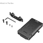 SmallRig Advanced V-Mount Battery Mount Plate with Dual 15mm Rod Clamp 3203B
