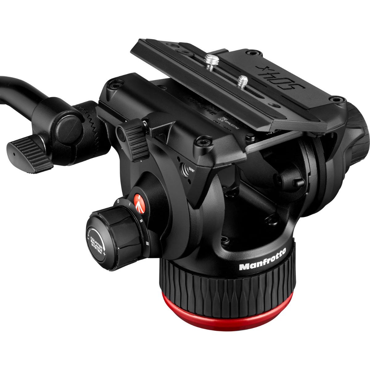 Manfrotto 504X Fluid Video Head & MVTTWINGA  Aluminum Tripod with Ground Spreader
