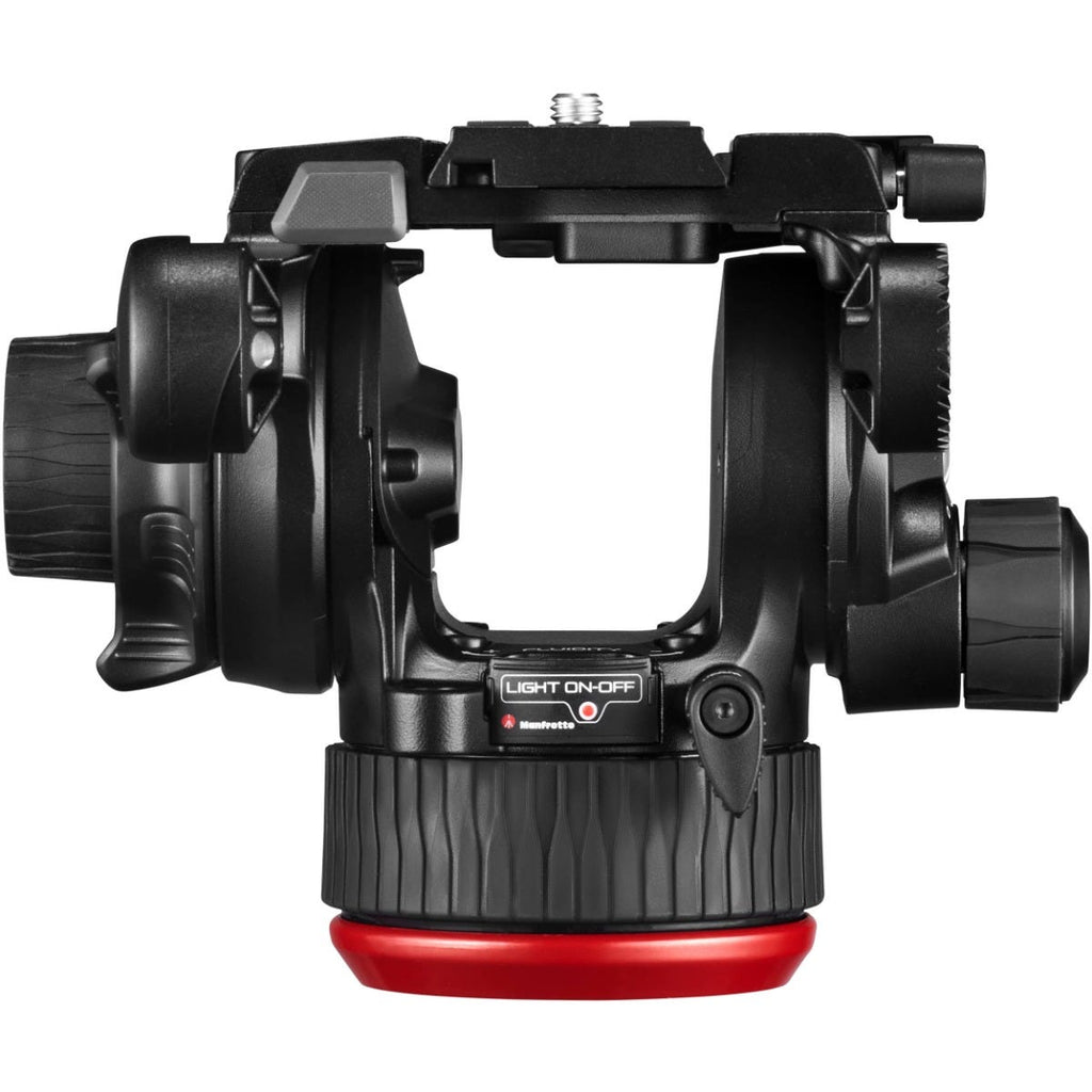 Manfrotto 504X Fluid Video Head with 635 Fast Carbon Fiber Single Leg Tripod