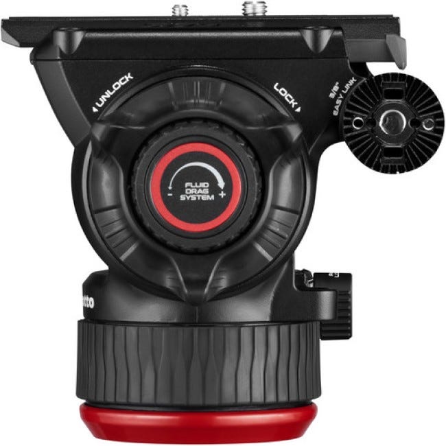Manfrotto Carbon Fiber Twin Video Tripod Legs with Ground Spreader (100/75mm Bowl)