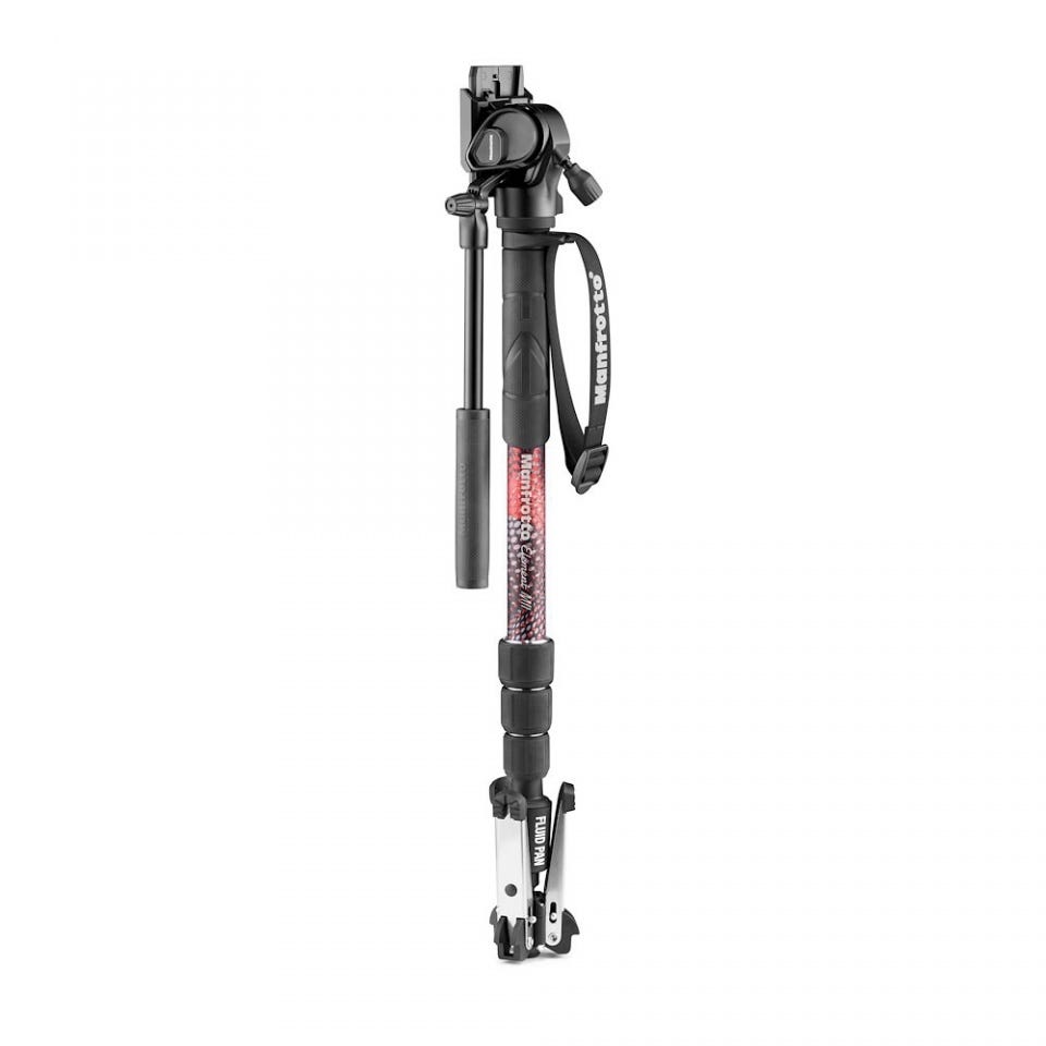 Manfrotto Element MII Video Monopod w Fluid Base Foldable Feet