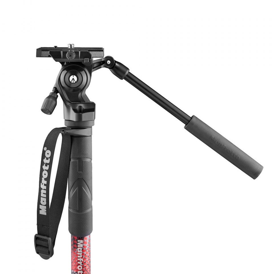 Manfrotto Element MII Video Monopod w Fluid Base Foldable Feet
