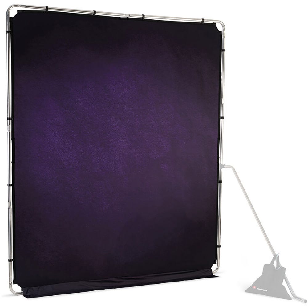 Manfrotto EzyFrame Vintage Background Cover Aubergine - 2x2.3m