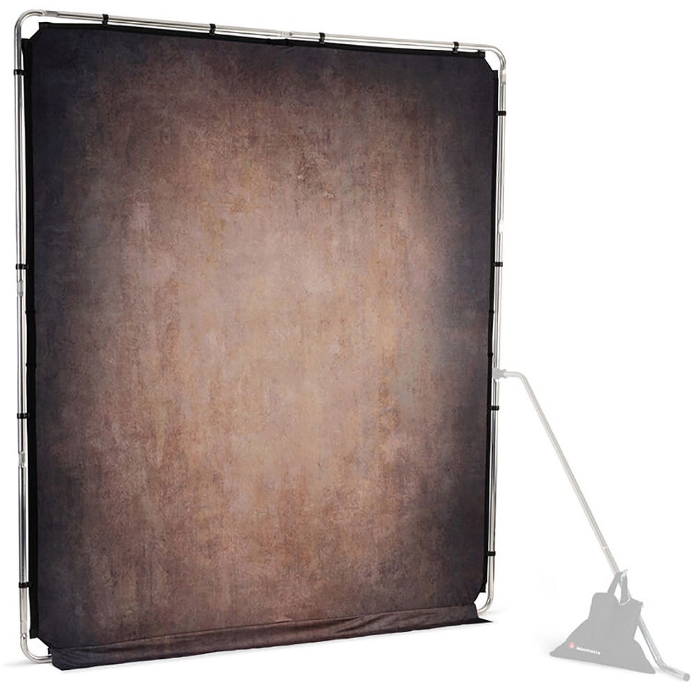 Manfrotto EzyFrame Vintage Background Cover Walnut - 2x2.3m