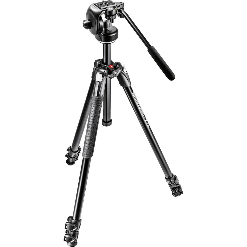 Manfrotto MK290XTA3-2W Fluid Video Tripod Kit with 128RC Fluid Head and Carry Bag