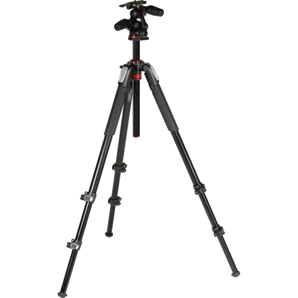 Manfrotto MT055XPRO3 with 3 Way Pan/Tilt Head Tripod Kit (MK055XPRO3-3W)