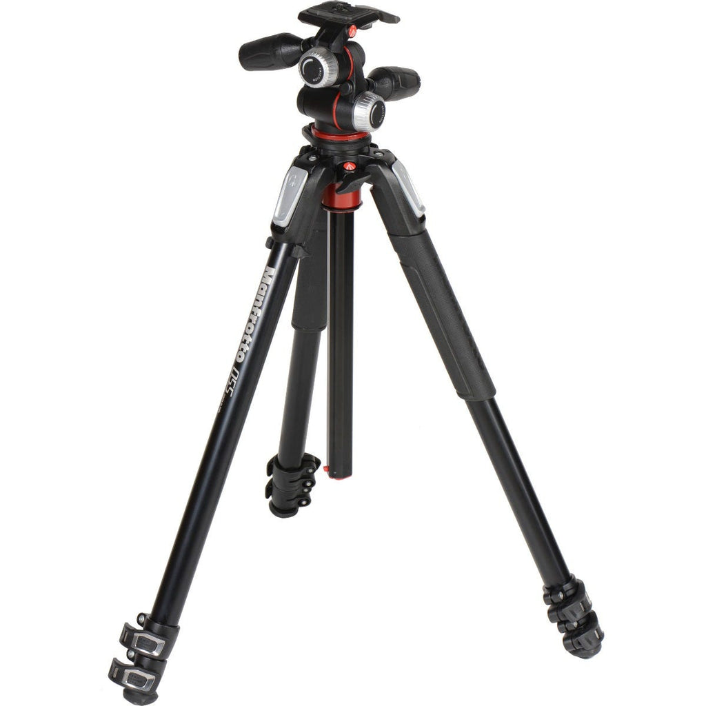 Manfrotto MT055XPRO3 with 3 Way Pan/Tilt Head Tripod Kit (MK055XPRO3-3W)