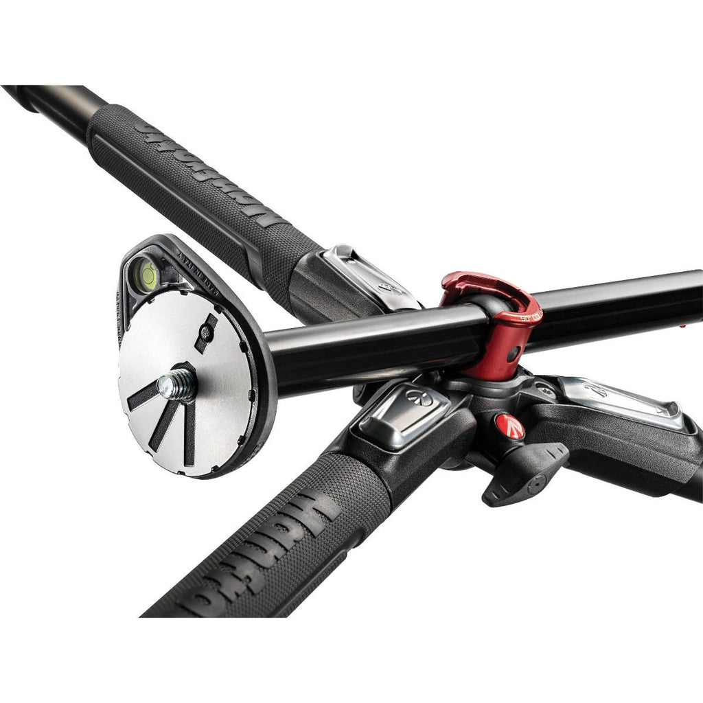 Manfrotto Aluminum 4 Section tripod - Black (legs only)