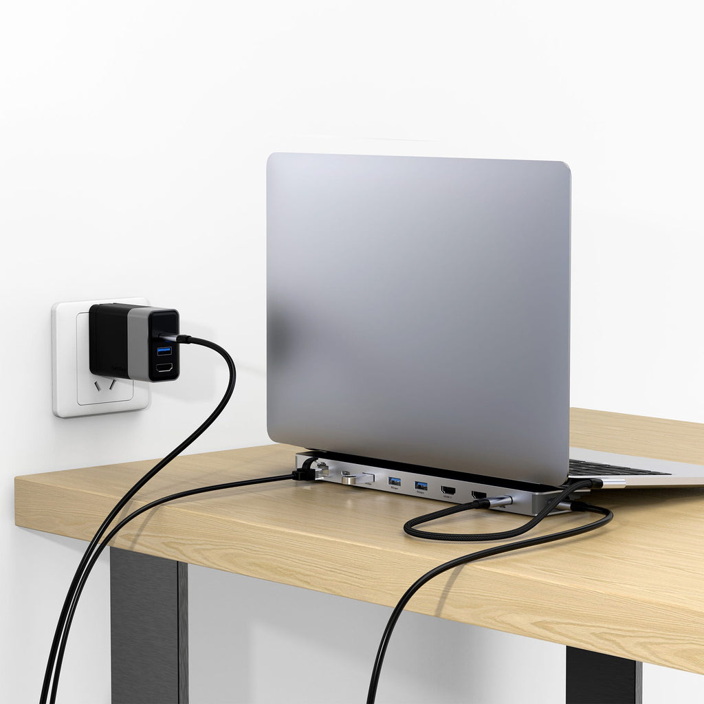 Mbeat D12 Multi-Port Dual HDMI 4K USB-C Dock