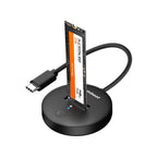 Mbeat H1 USB 3.2 Gen2 10Gbps M.2 NVMe & SATA SSD Mini Dock (Black)