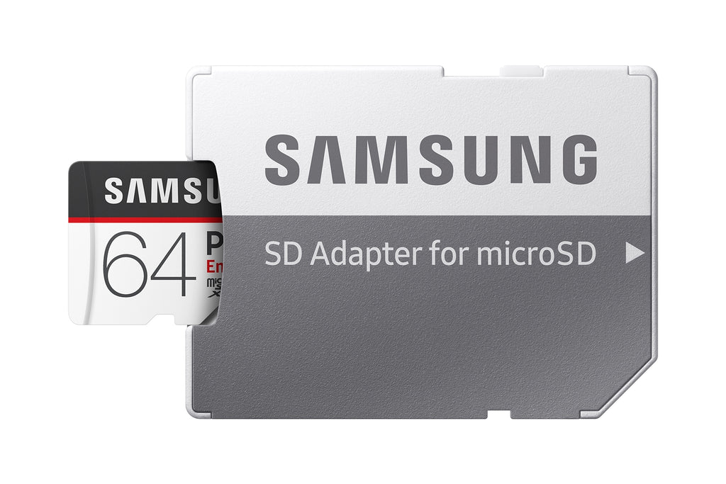 Samsung 64GB Pro Endurance Micro SDXC Memory Card with Adaptor - 100MB/s