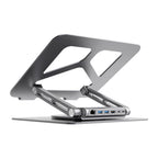 Mbeat Stage S12 Rotating Laptop Stand with USB C Docking Station 
