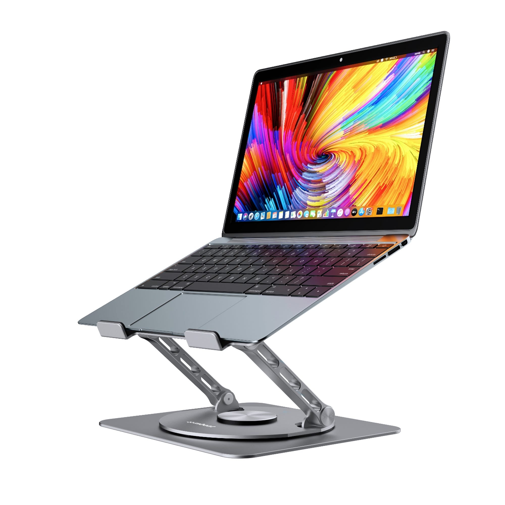 Mbeat Stage S7 Rotating and Height-Adjustable Laptop Stand (Space Grey)