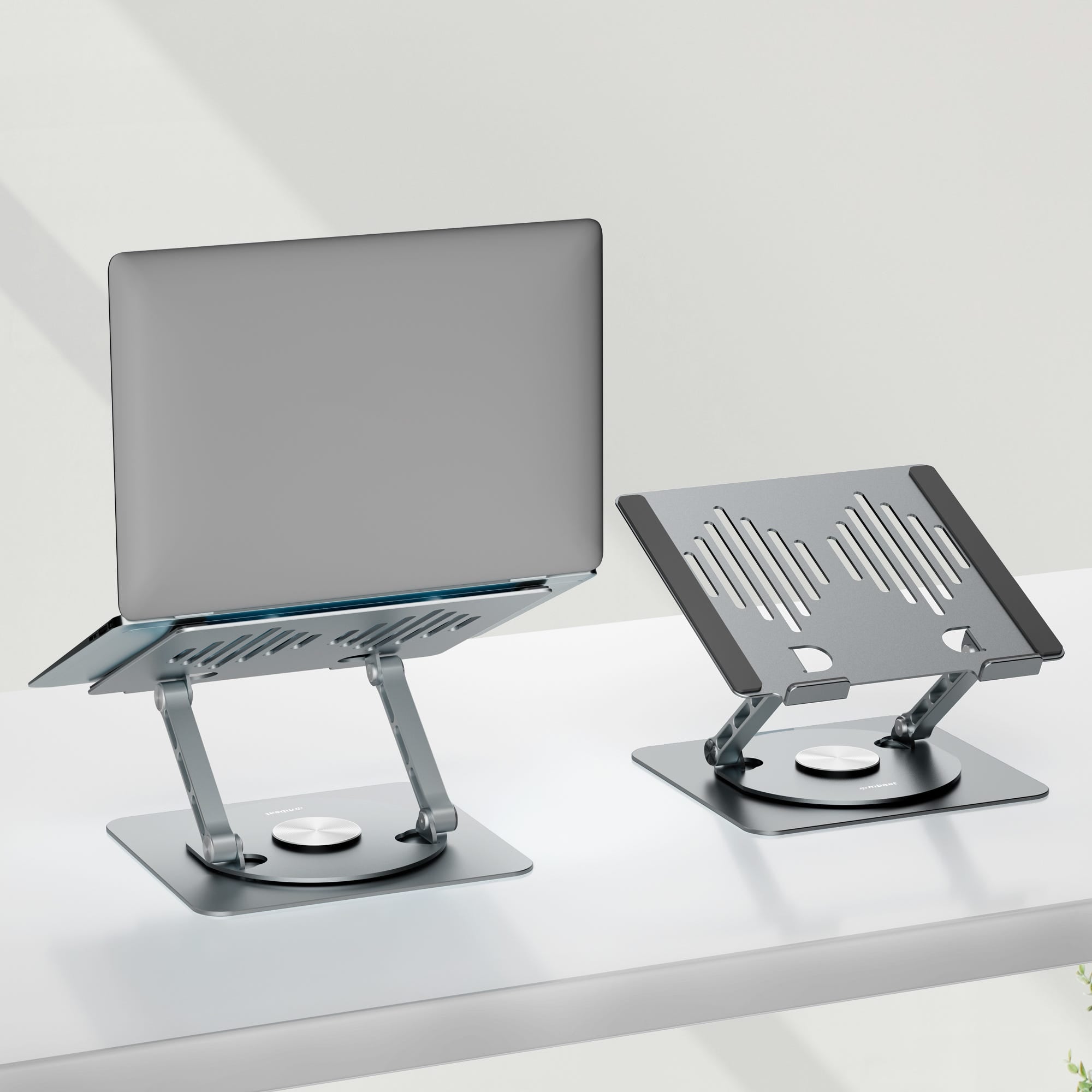 Mbeat Stage S7 Rotating and Height-Adjustable Laptop Stand (Space Grey)
