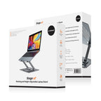 Mbeat Stage S7 Rotating and Height-Adjustable Laptop Stand (Space Grey)