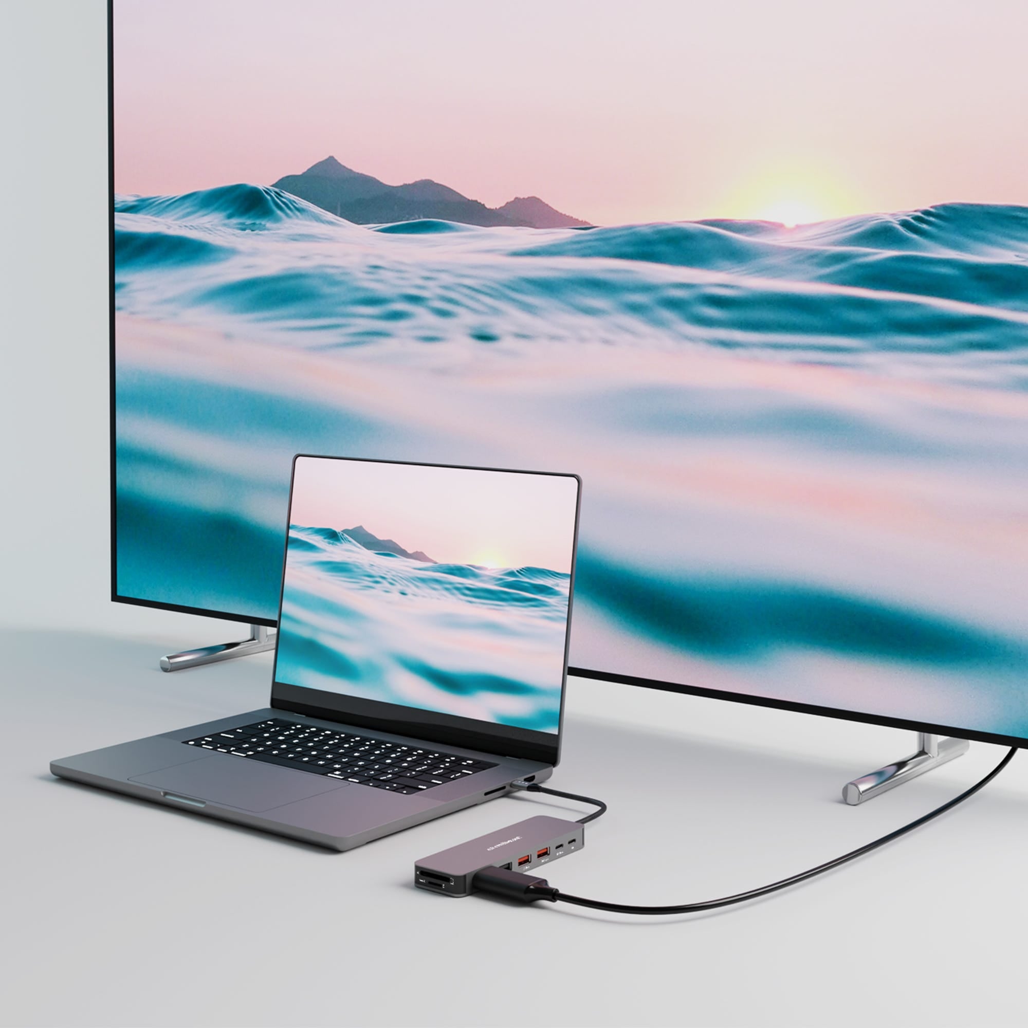 Mbeat Elite 9-in-1 USB-C Multiport Hub with Built-in M.2 NVMe SSD Enclosure