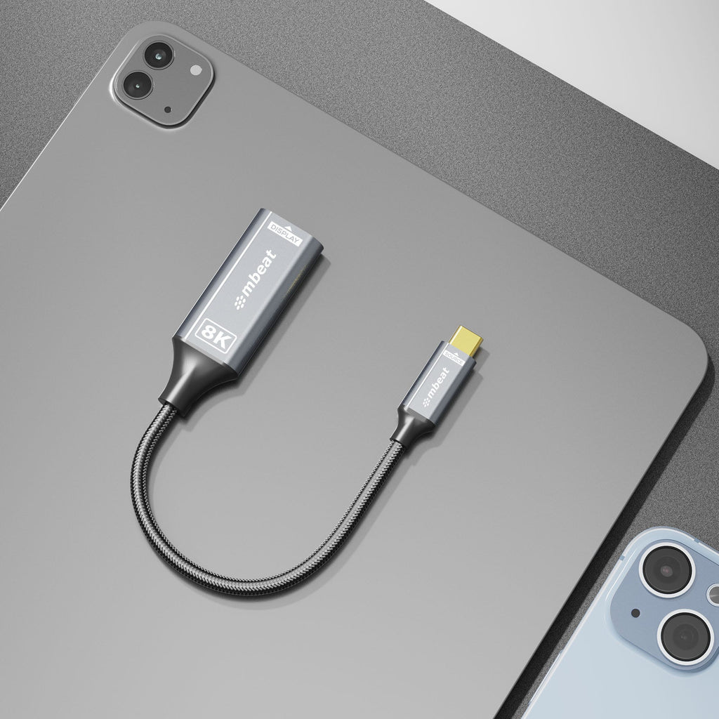 Mbeat Tough Link 8K 8K USB-C to HDMI Adapter (Space Grey)