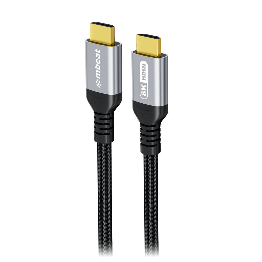 Mbeat Tough Link 1.5m Certified 8K HDMI Cable (Space Grey)
