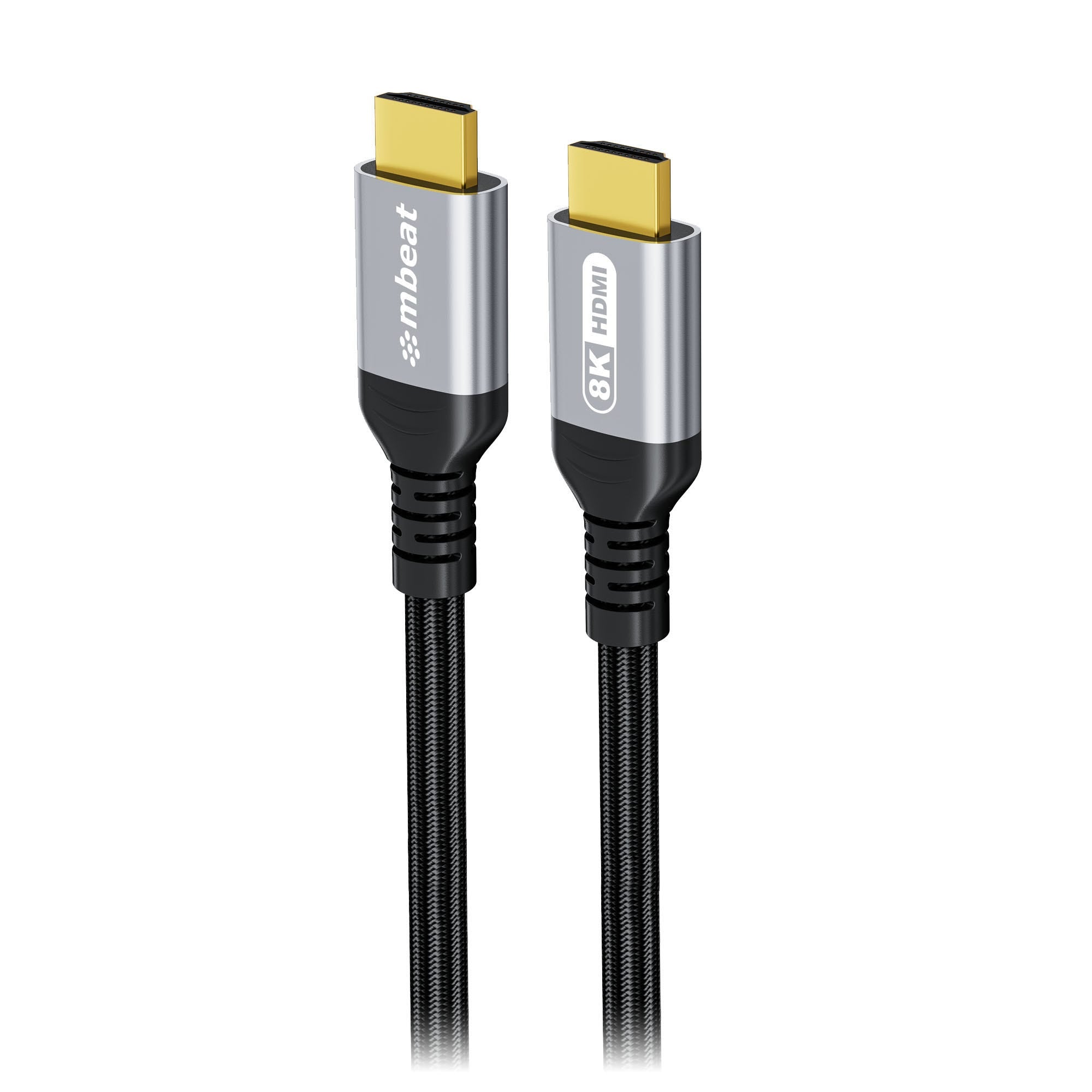 Mbeat Tough Link 3m Certified 8K HDMI Cable (Space Grey)