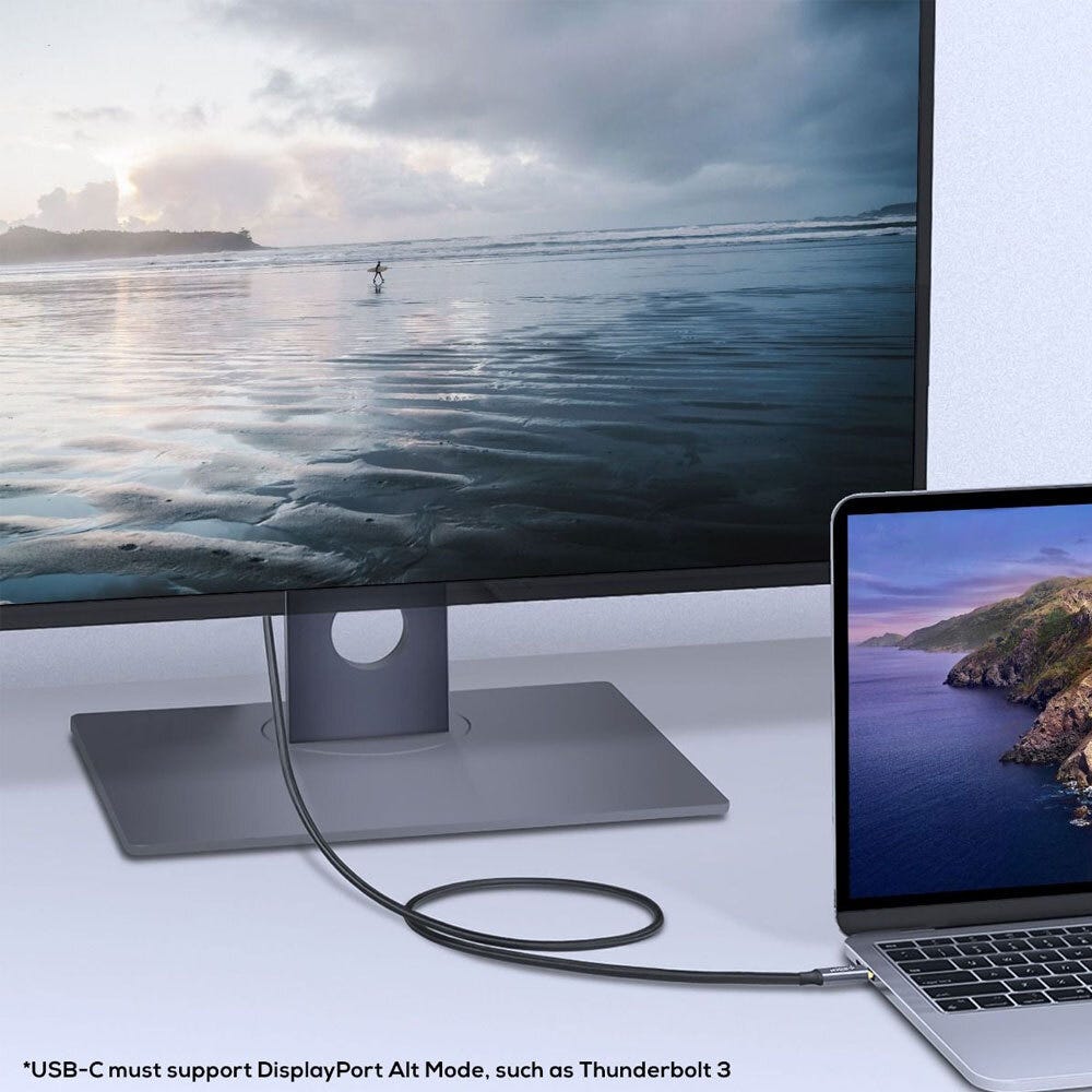 mbeat Toughlink 1.8m 4K USB-C to Display Port Cable