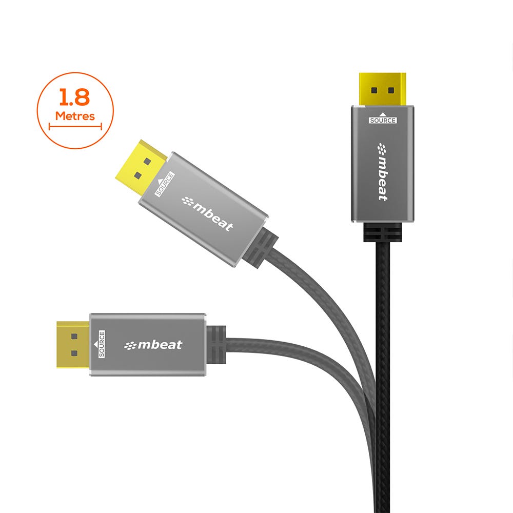 Mbeat Tough Link 1.8m DisplayPort to DVI-D Cable