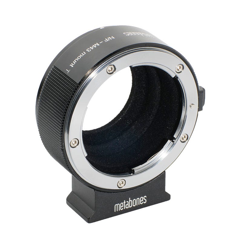 Metabones Nikon F to Micro FourThirds T adapter (Black Matt) II - With Tripod Foot