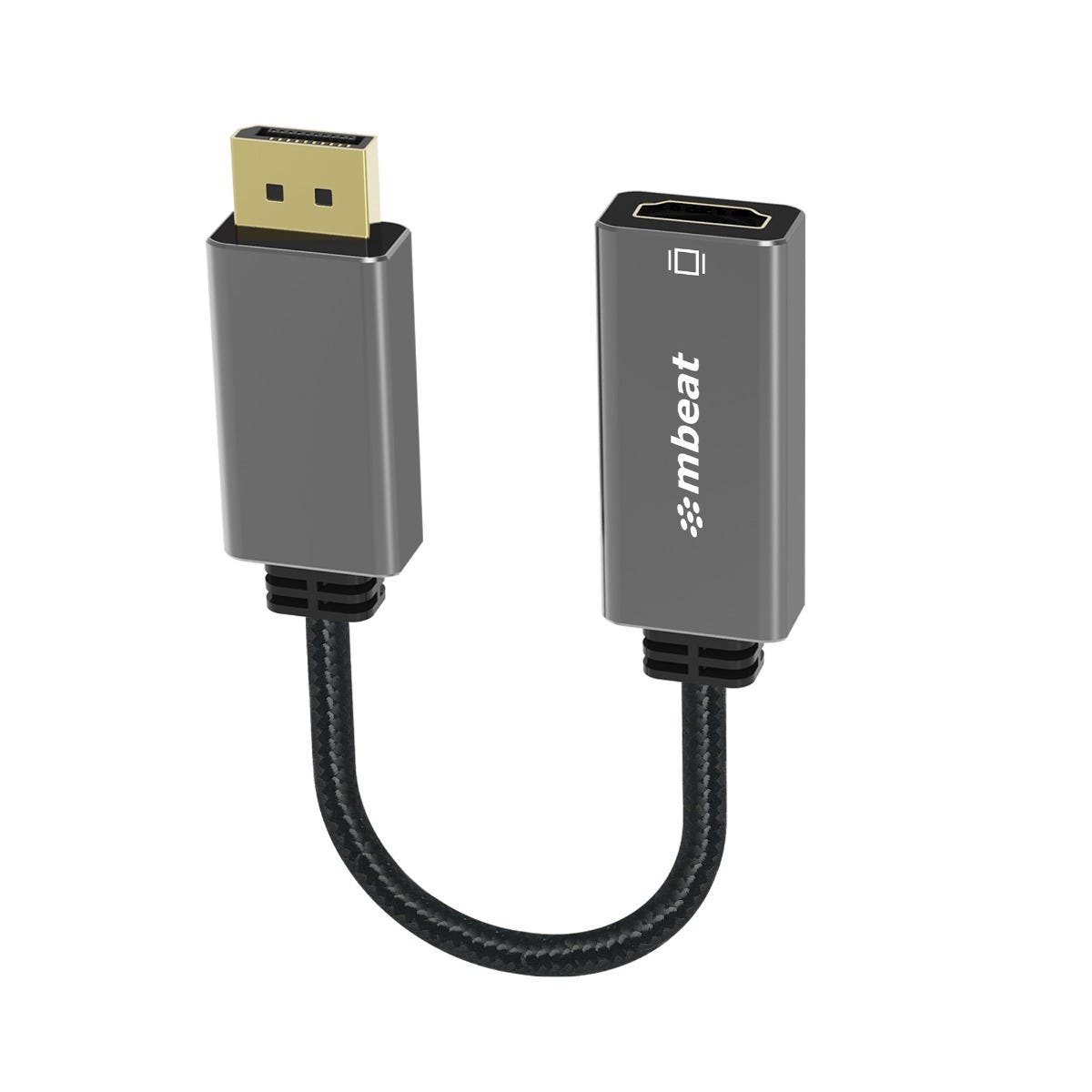 Mbeat Elite Display Port to HDMI Adapter (Space Grey)
