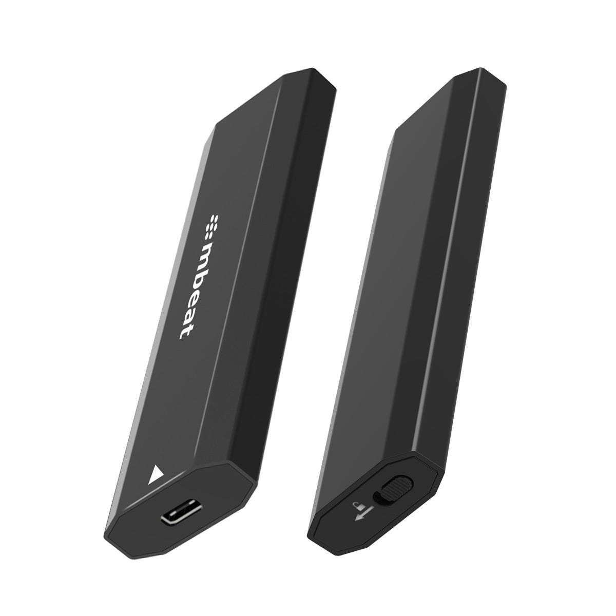 Mbeat Elite USB-C to M.2 SSD Enclosure (Matte Black)