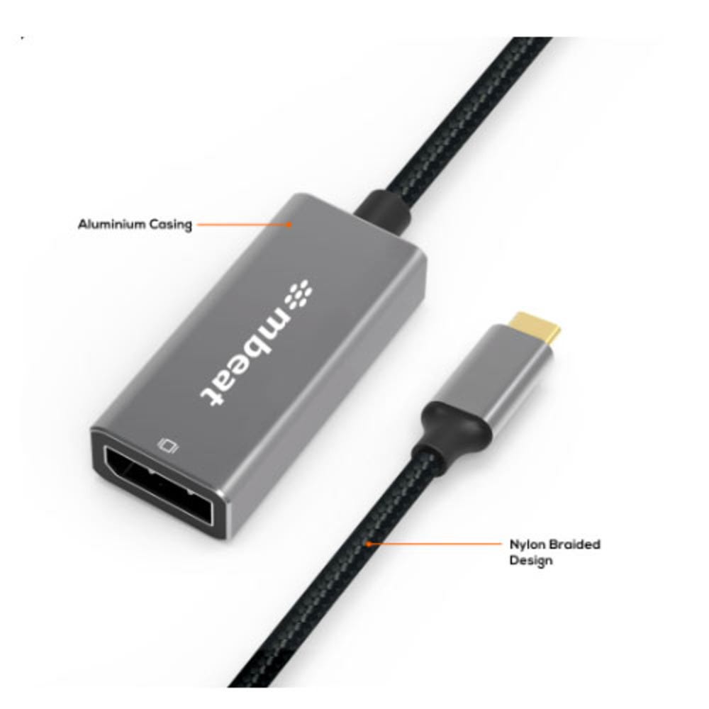 mbeat Elite USB-C to Display Port Adapter
