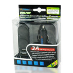 Mbeat 3A/15W dual port USB & Cigaratte Charger for phone & tablet