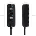 Mbeat 4-Port 40W rapid car charger with ON