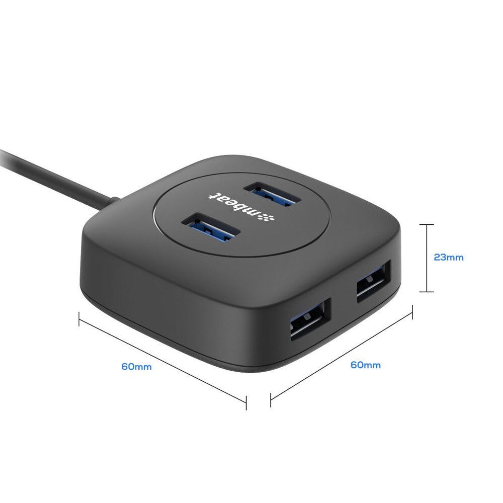 Mbeat 4-Port USB 3.0 Hub