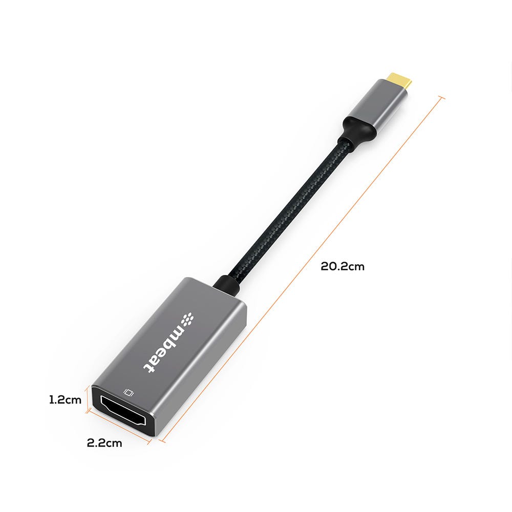 Mbeat Elite USB-C to HDMI Adapter (Space Grey)