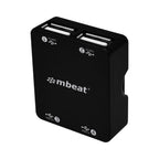 Mbeat Super mini 4 Port USB 2.0 hub with tuck-away cable design