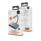 Mbeat Tough Link USB USB-C to DisplayPort and HDMI Dual 4K 60Hz MST Adapter (Space Grey)