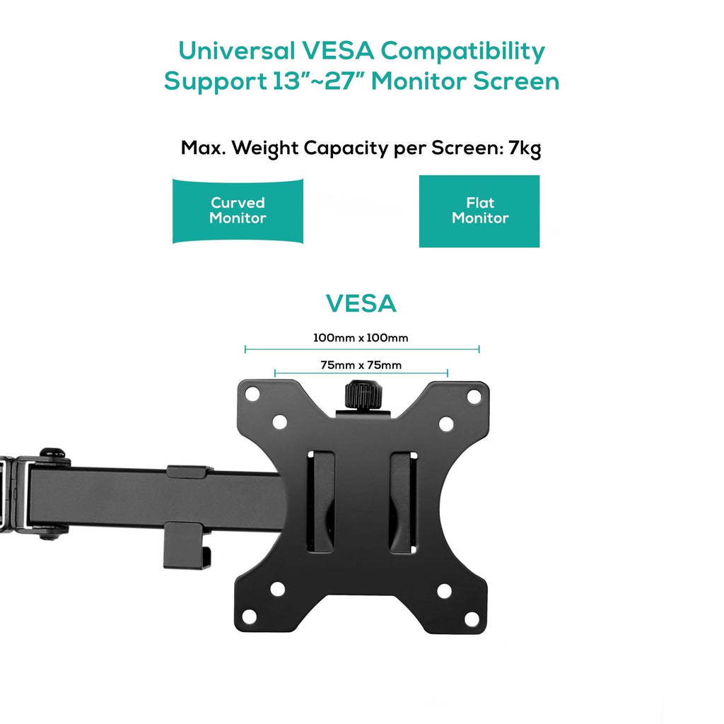 Mbeat activiva Triple-Screen Articulating Monitor Arm