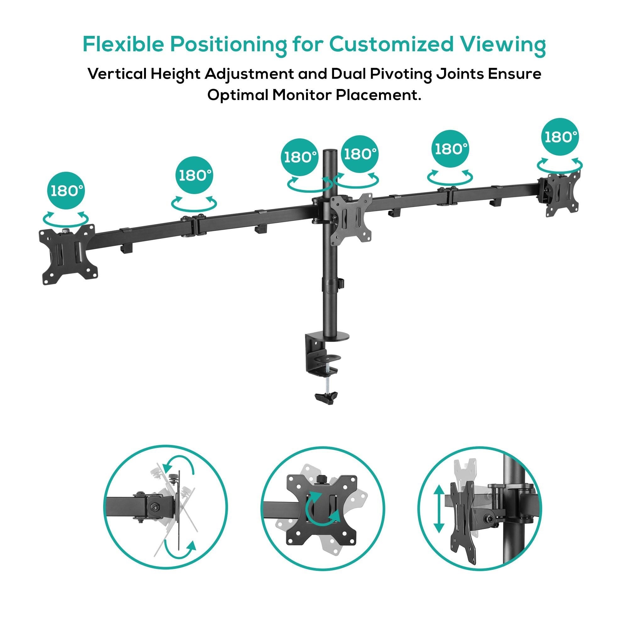 Mbeat activiva Triple-Screen Articulating Monitor Arm