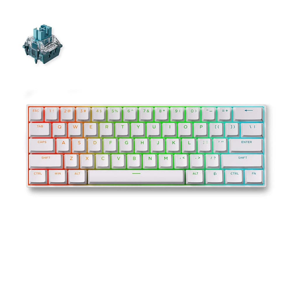 MCHOSE ACE 60 Pro HE 8K Wired Keyboard (White) (Uranus Magnetic Switch)