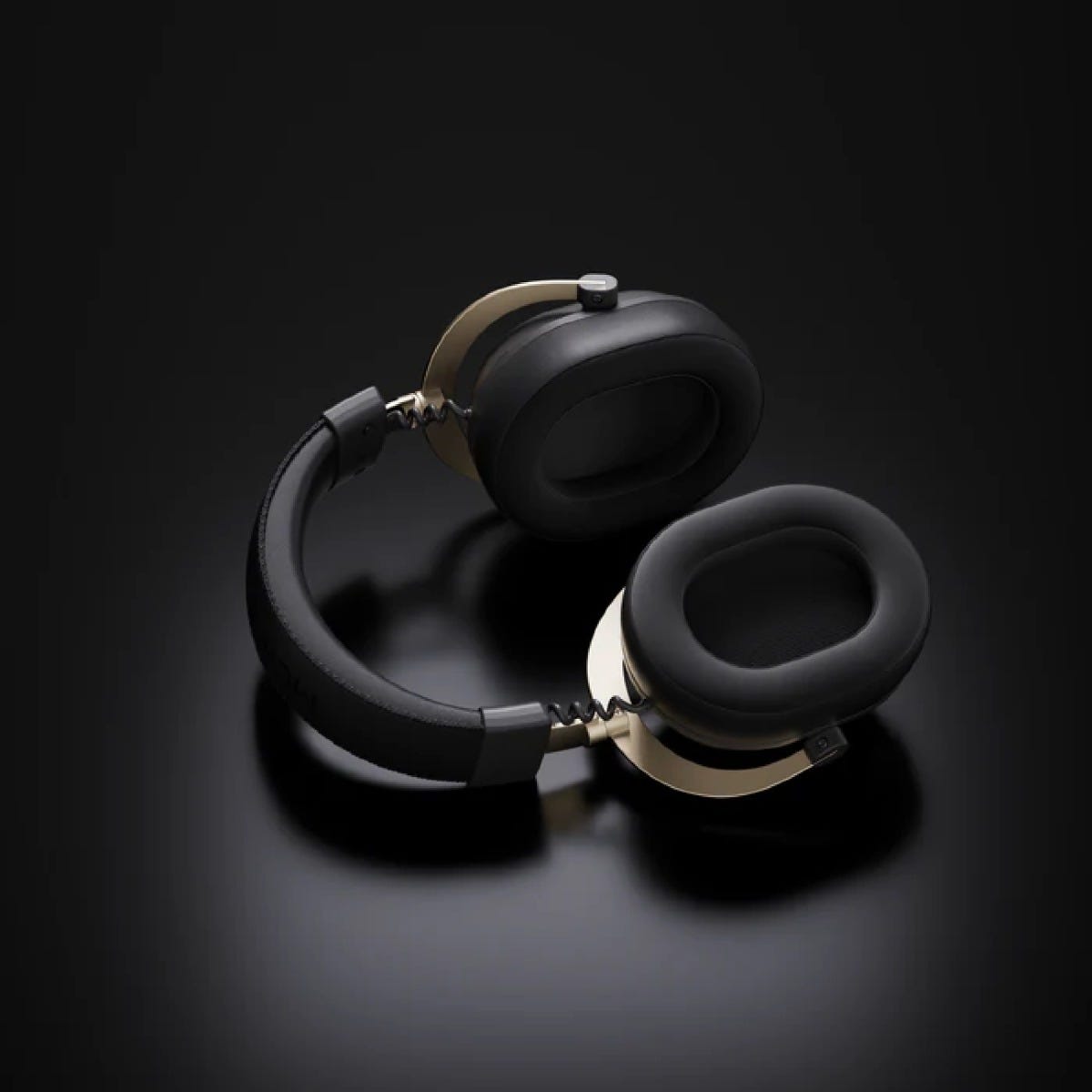 MCHOSE V9 Turbo+ Wireless RGB Gaming Headset with Charging Station (Black Gold)