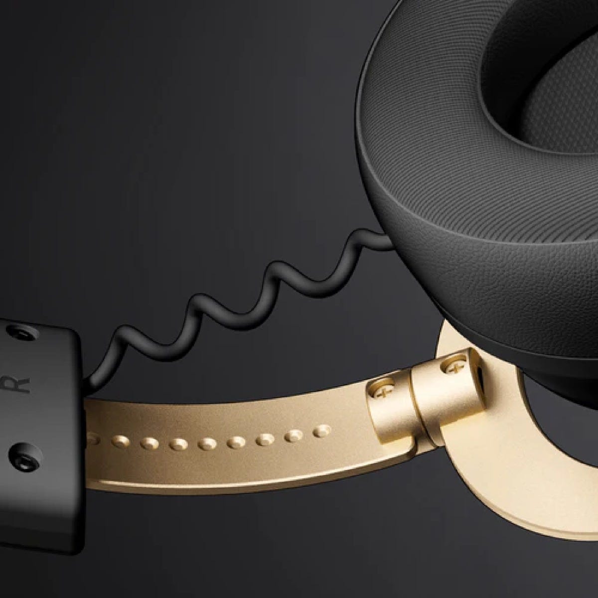 MCHOSE V9 Turbo+ Wireless RGB Gaming Headset with Charging Station (Black Gold)