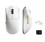 MCHOSE K7 Ultra 8K Wireless Mouse with Charging Dock and Case (White Gold)
