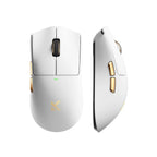 MCHOSE K7 Ultra 8K Wireless Mouse with Charging Dock and Case (White Gold)