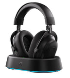 MCHOSE V9 Turbo+ Wireless RGB Gaming Headset with Charging Station (Steel Black)