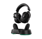 MCHOSE V9 Turbo+ Wireless RGB Gaming Headset with Charging Station (Steel Black)