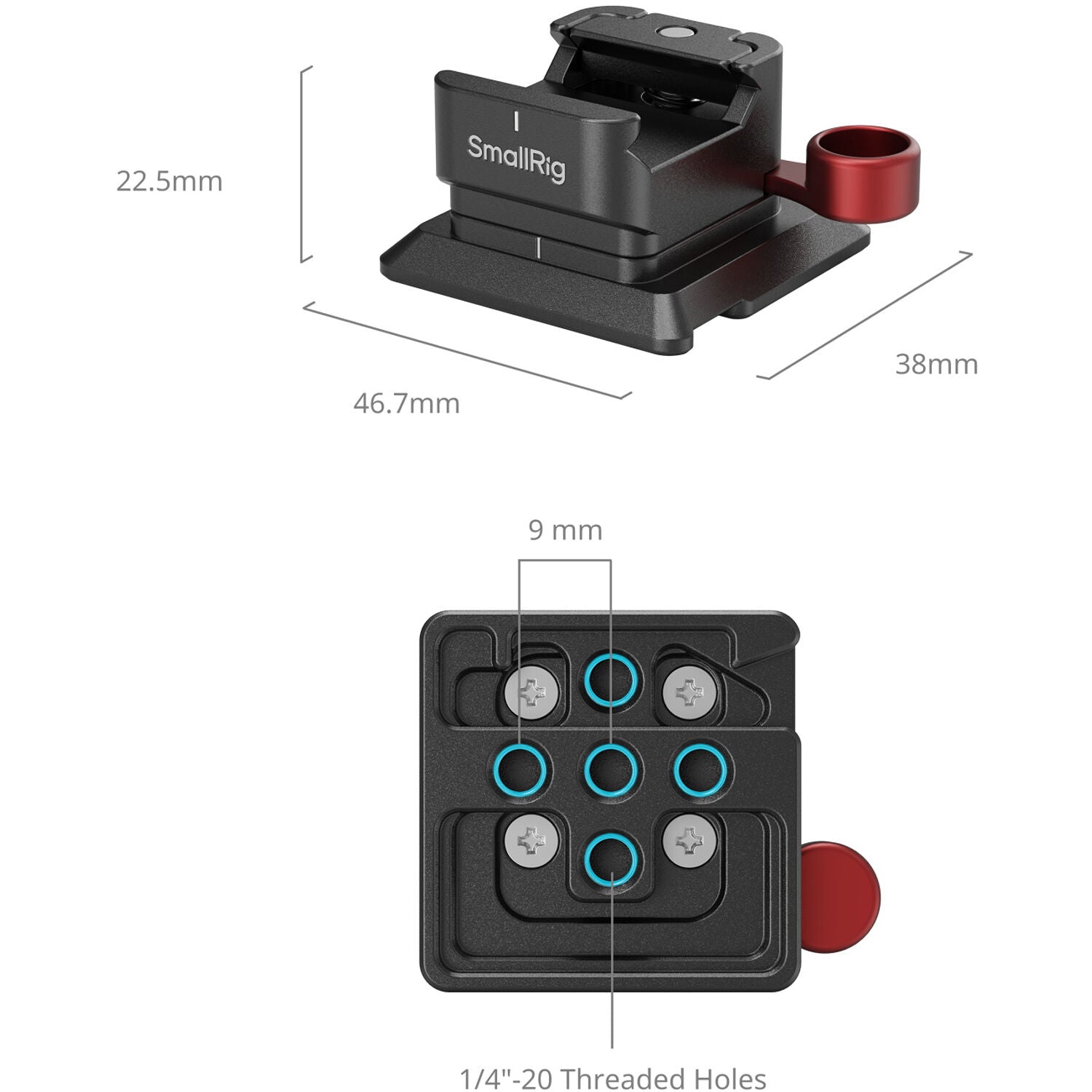 SmallRig NATO Clamp to Arca-Swiss Quick Release Plate