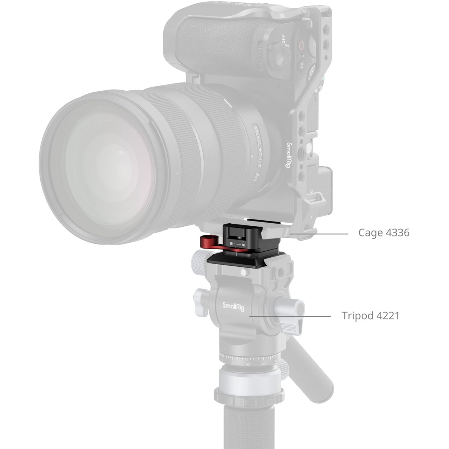 SmallRig NATO Clamp to Arca-Swiss Quick Release Plate