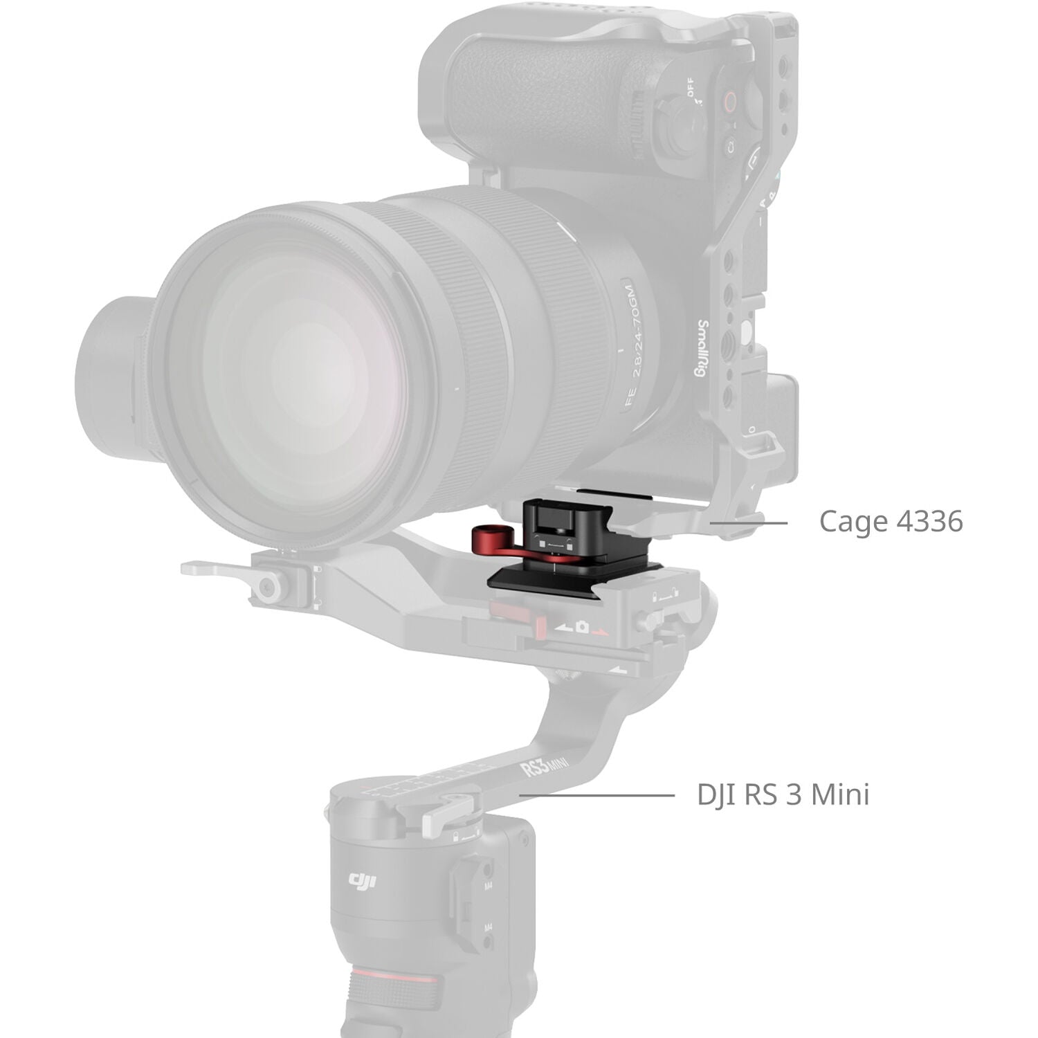 SmallRig NATO Clamp to Arca-Swiss Quick Release Plate
