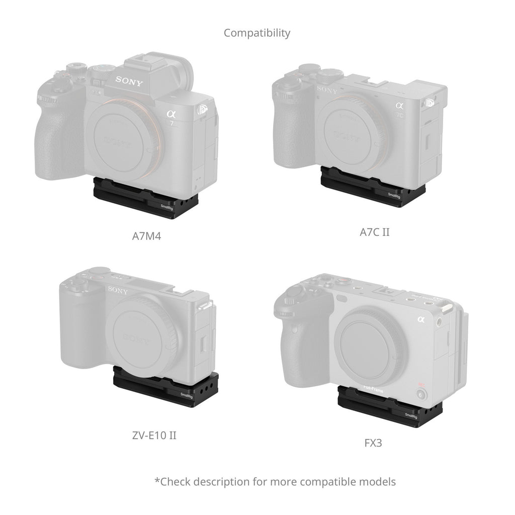 SmallRig Arca-Swiss Mount Plate for AirTag for Sony MD5423